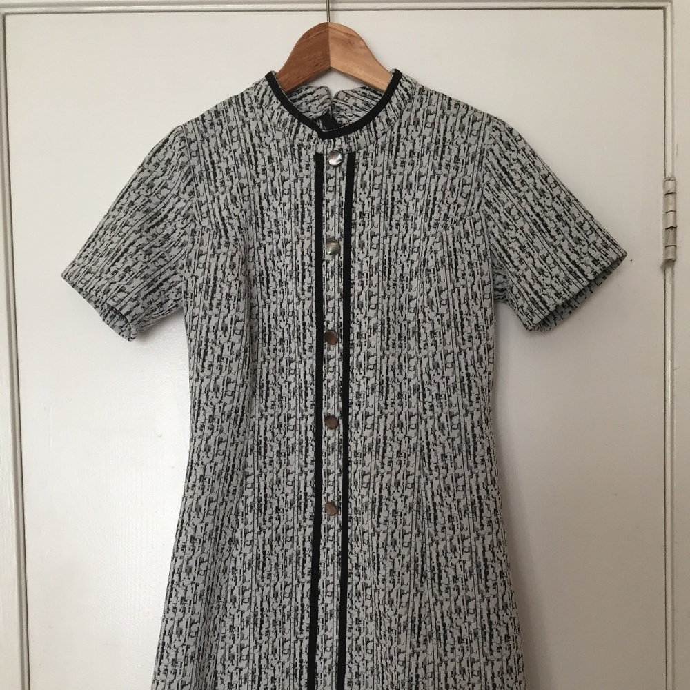 JULE WYN VINTAGE Retro Mod Black/White Dress